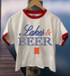 Sunset Lakes & Beer Cropped Graphic Tee
