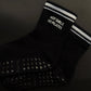 Hot Girls Do Pilates Grip Socks – Black Non-Slip Crew Socks