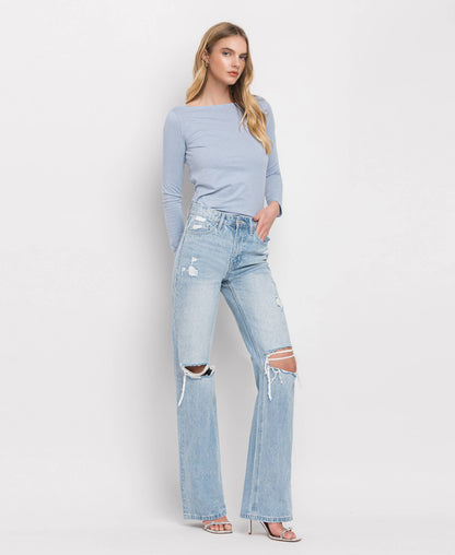 Skyline Vintage Super High Rise Flare Jeans
