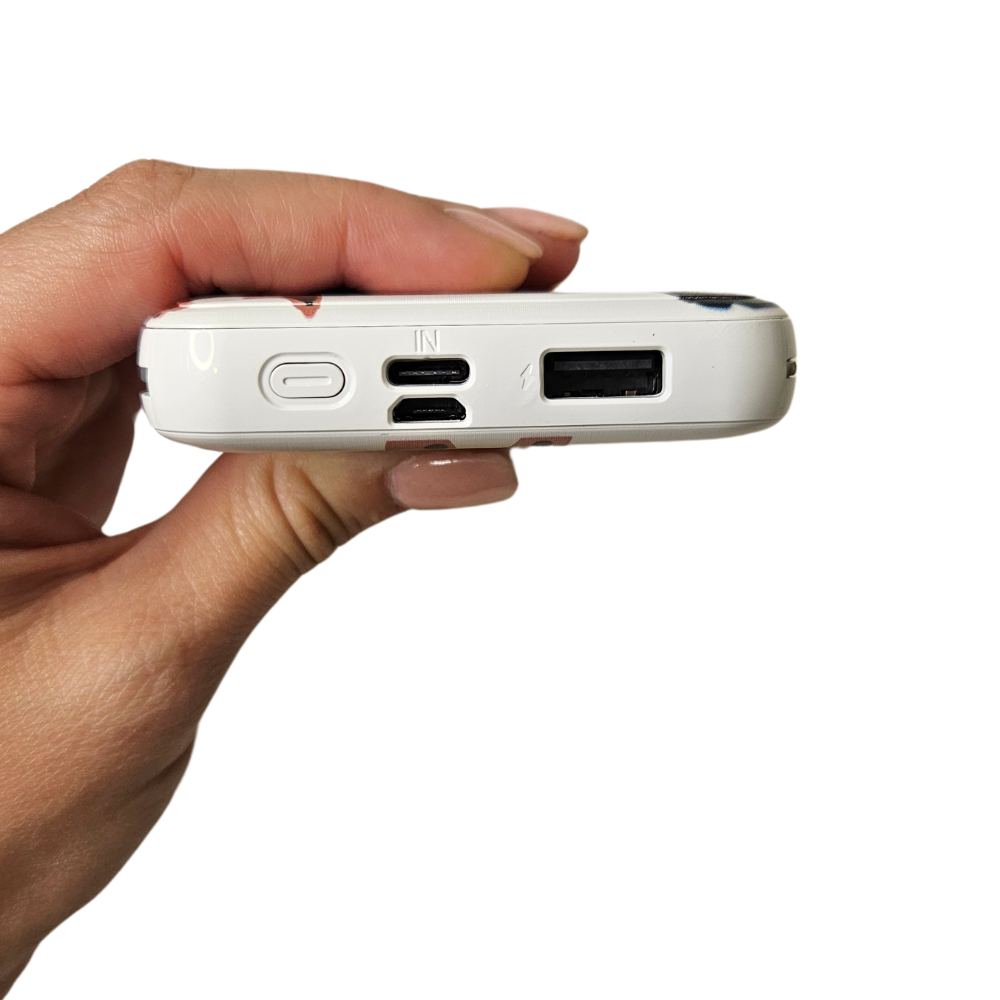 Power & Petals Portable Charger