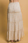 Golden Meadow Floral Tiered Maxi Skirt
