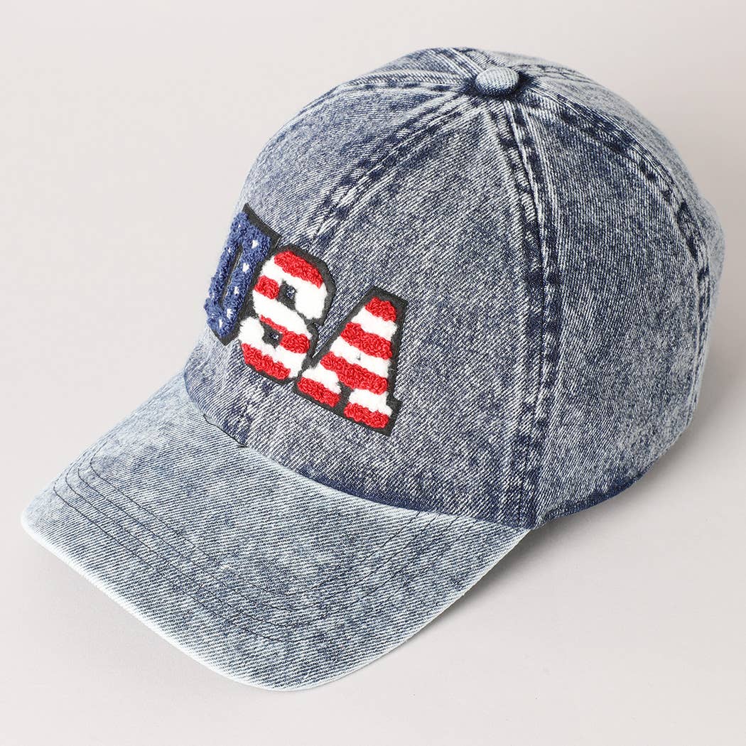 Stars & Stripes Denim Dad Hat
