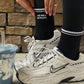 Hot Girls Do Pilates Grip Socks – Black Non-Slip Crew Socks