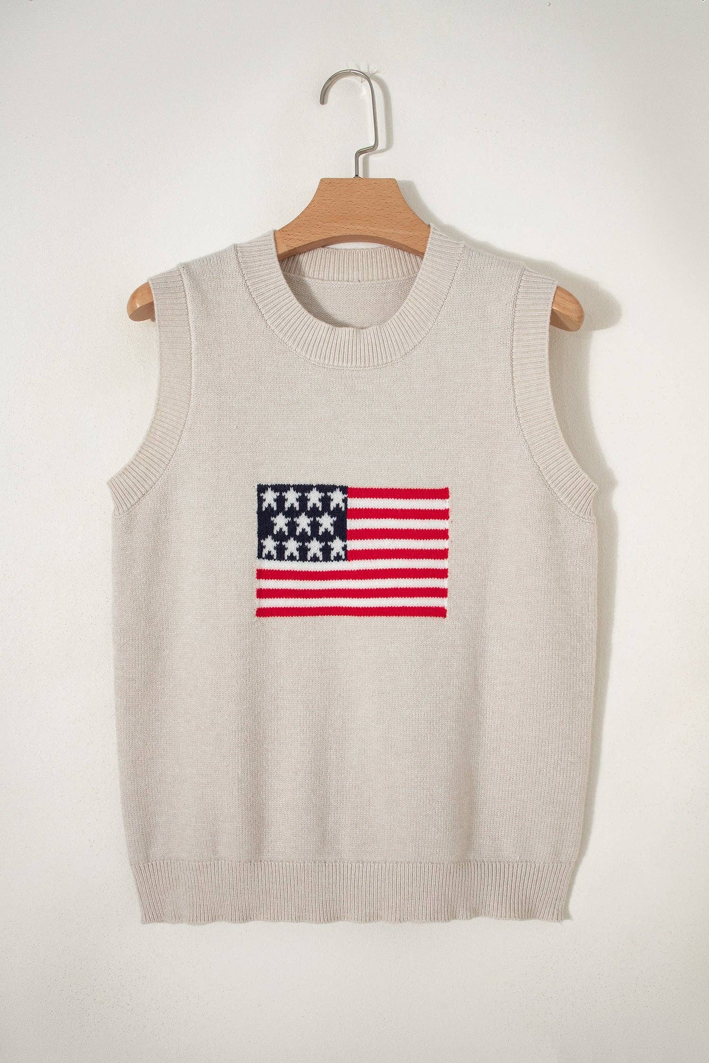 The Stars & Stripes Sweater Tank