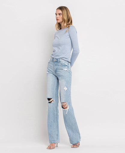 Skyline Vintage Super High Rise Flare Jeans