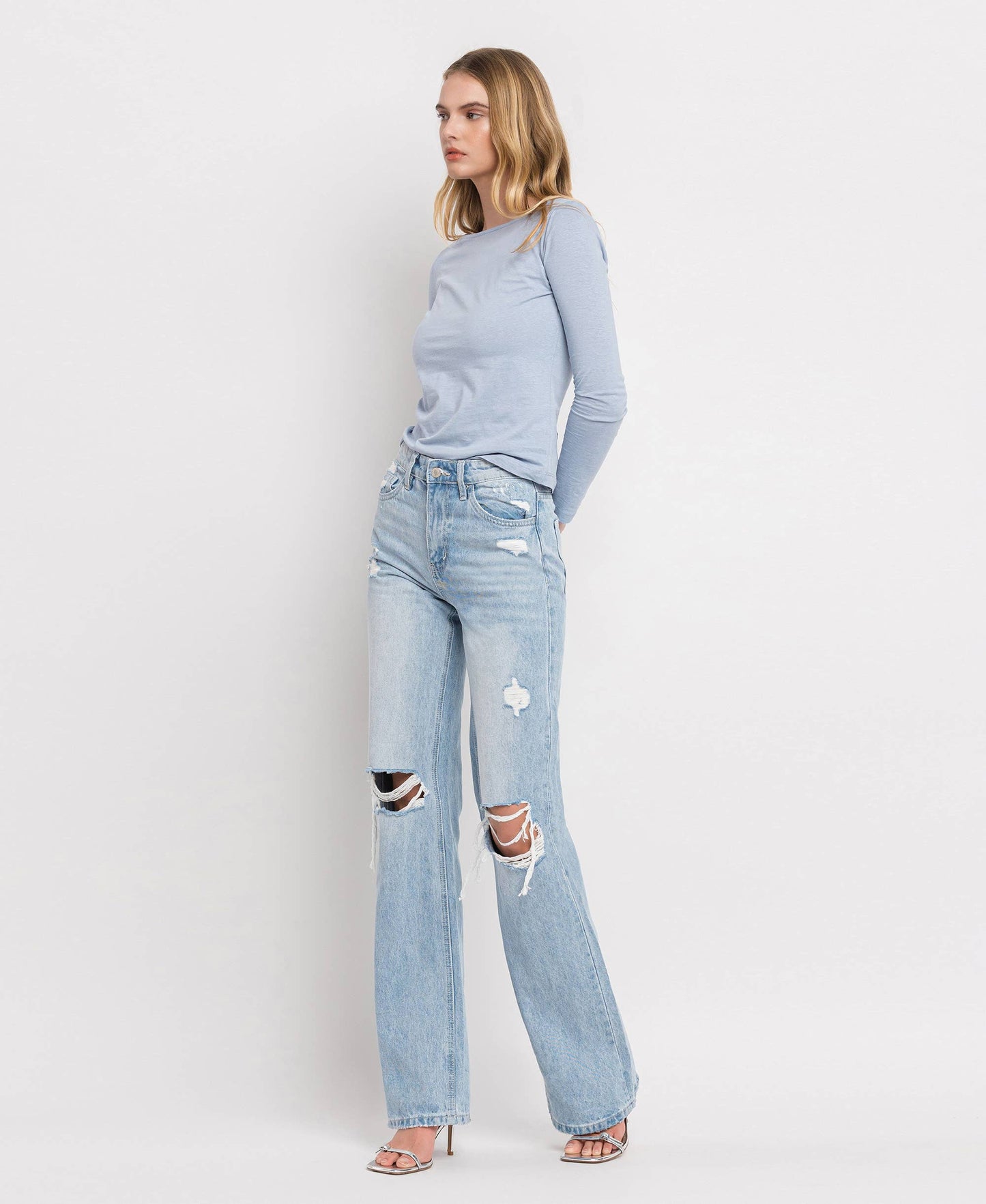 Skyline Vintage Super High Rise Flare Jeans
