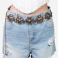 The Turquoise Trails Cross Chain Belt