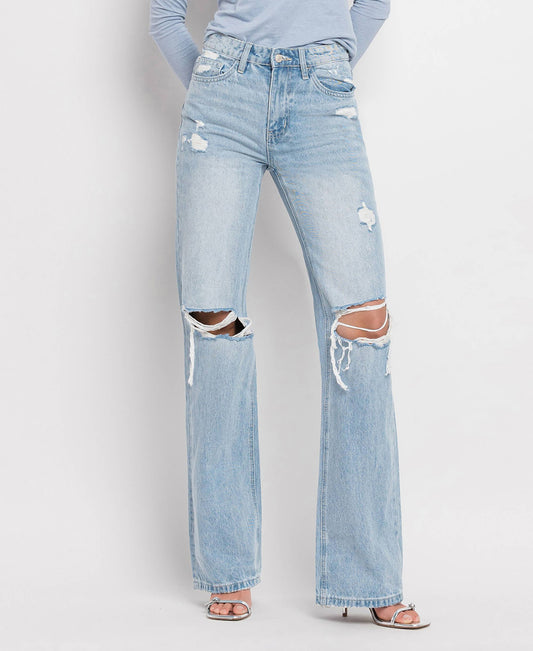 Skyline Vintage Super High Rise Flare Jeans