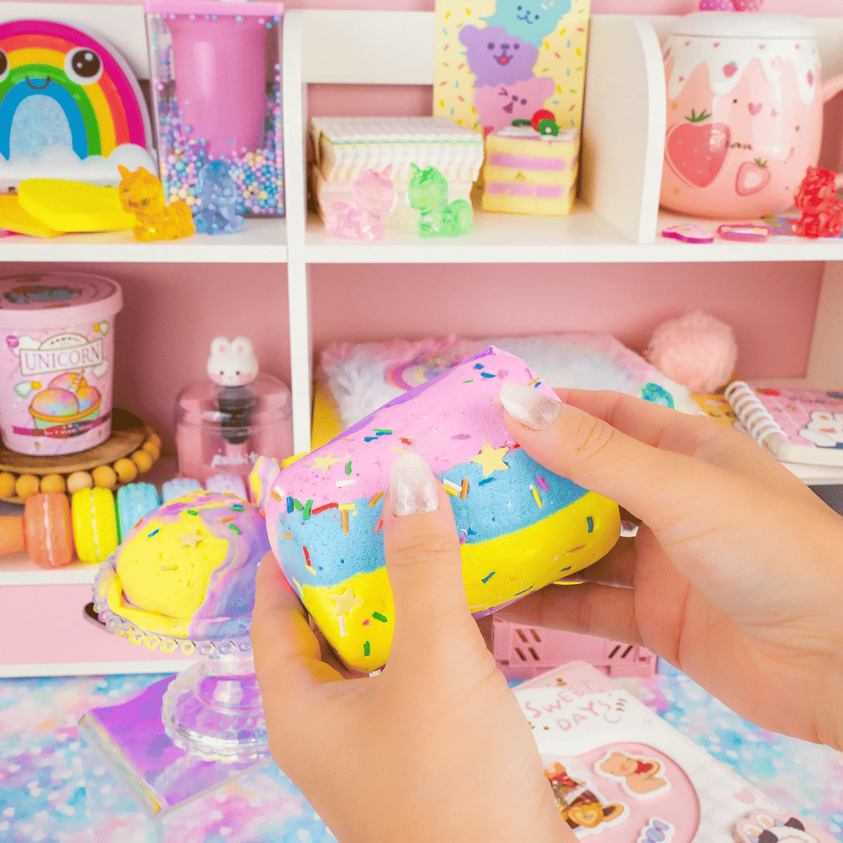 Unicorn Scented Ice Cream Pint Slime
