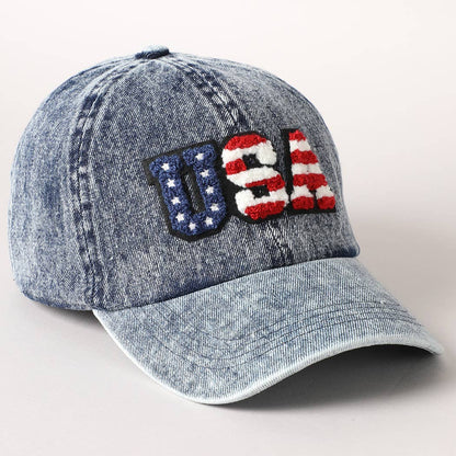 Stars & Stripes Denim Dad Hat
