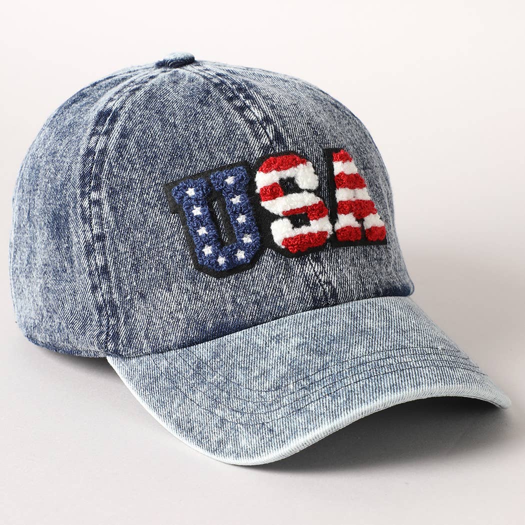 Stars & Stripes Denim Dad Hat
