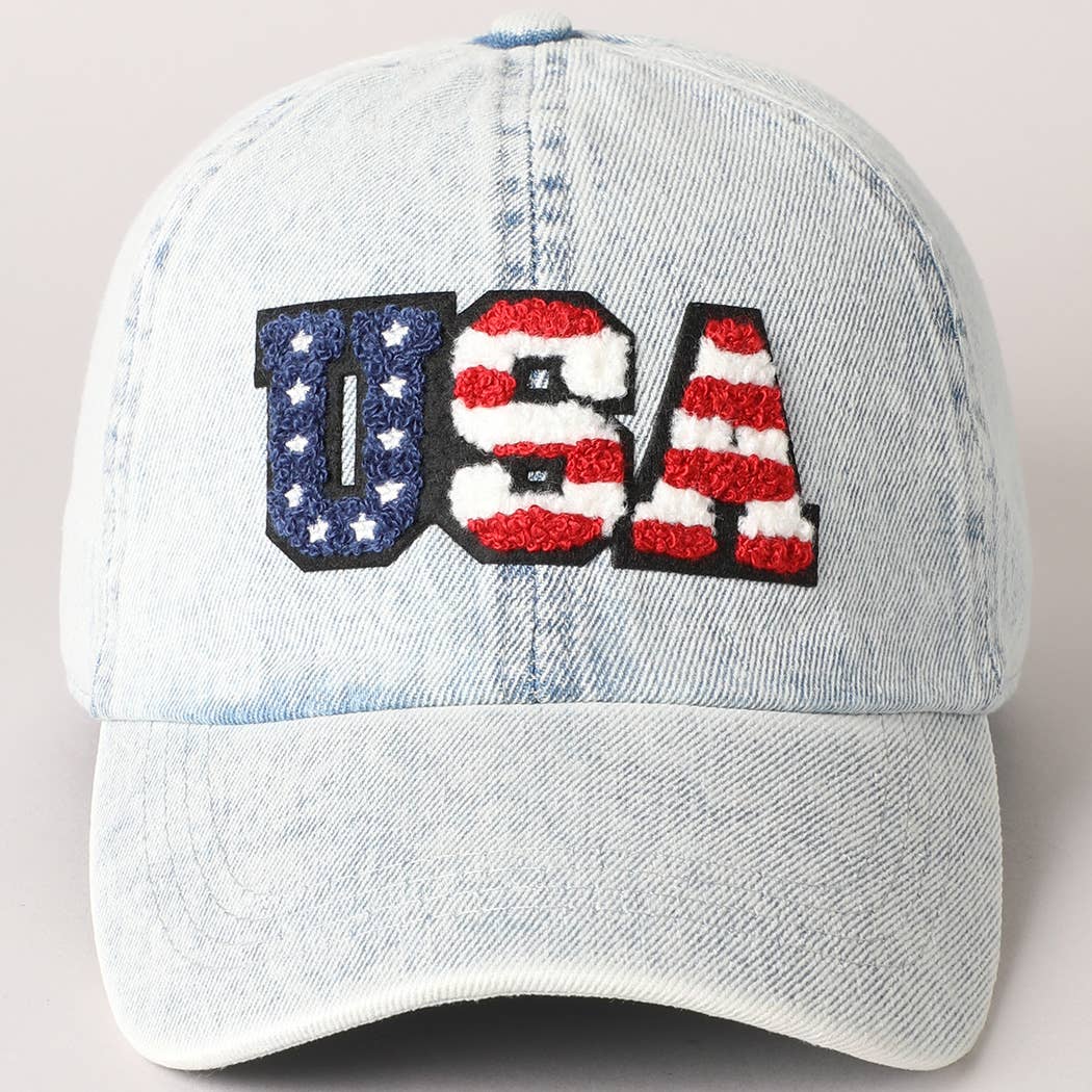 Stars & Stripes Denim Dad Hat