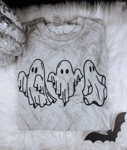 Ghosted & Gorgeous Embroidered Halloween Graphic Tee