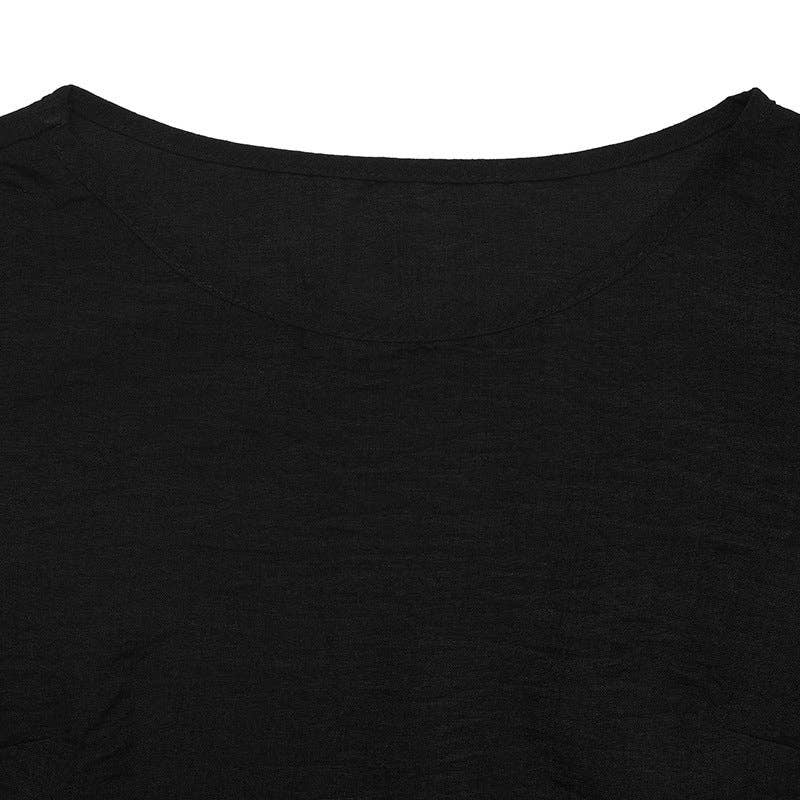 Coastal Contrast Trim Tank & Shorts Collection – Black