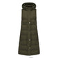 Sleeveless Long Puffer Vest – Quilted Maxi Puffer