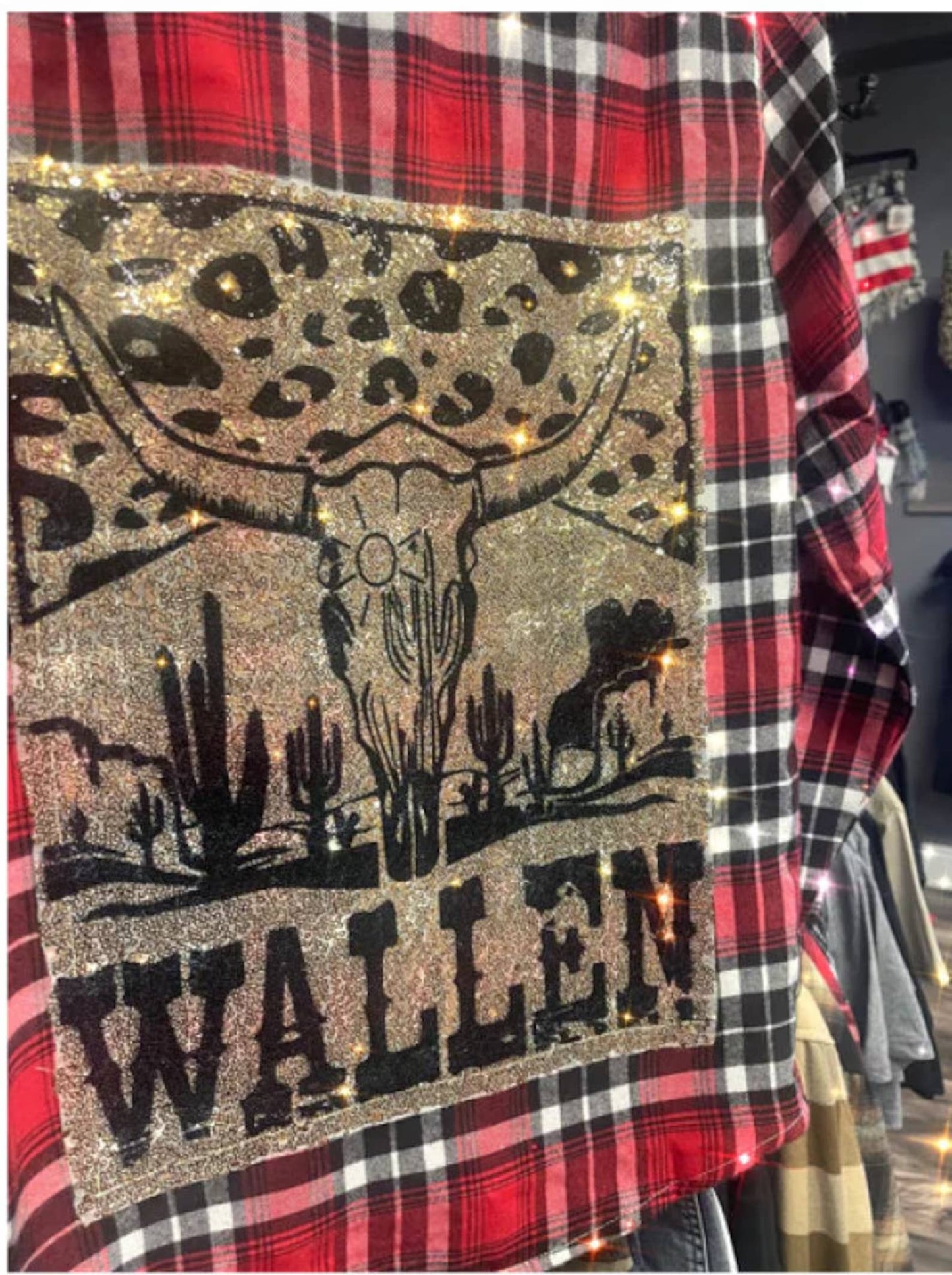 WALLEN Sequins Flannel