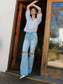 Skyline Vintage Super High Rise Flare Jeans