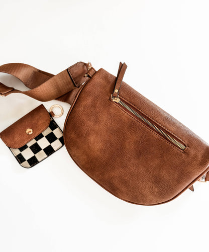 Check It Out Checkered Crossbody Bag & Wallet