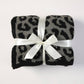 Knitted Leopard Print Throw Blanket – Ultra Soft Cozy Animal Print Home Blanket