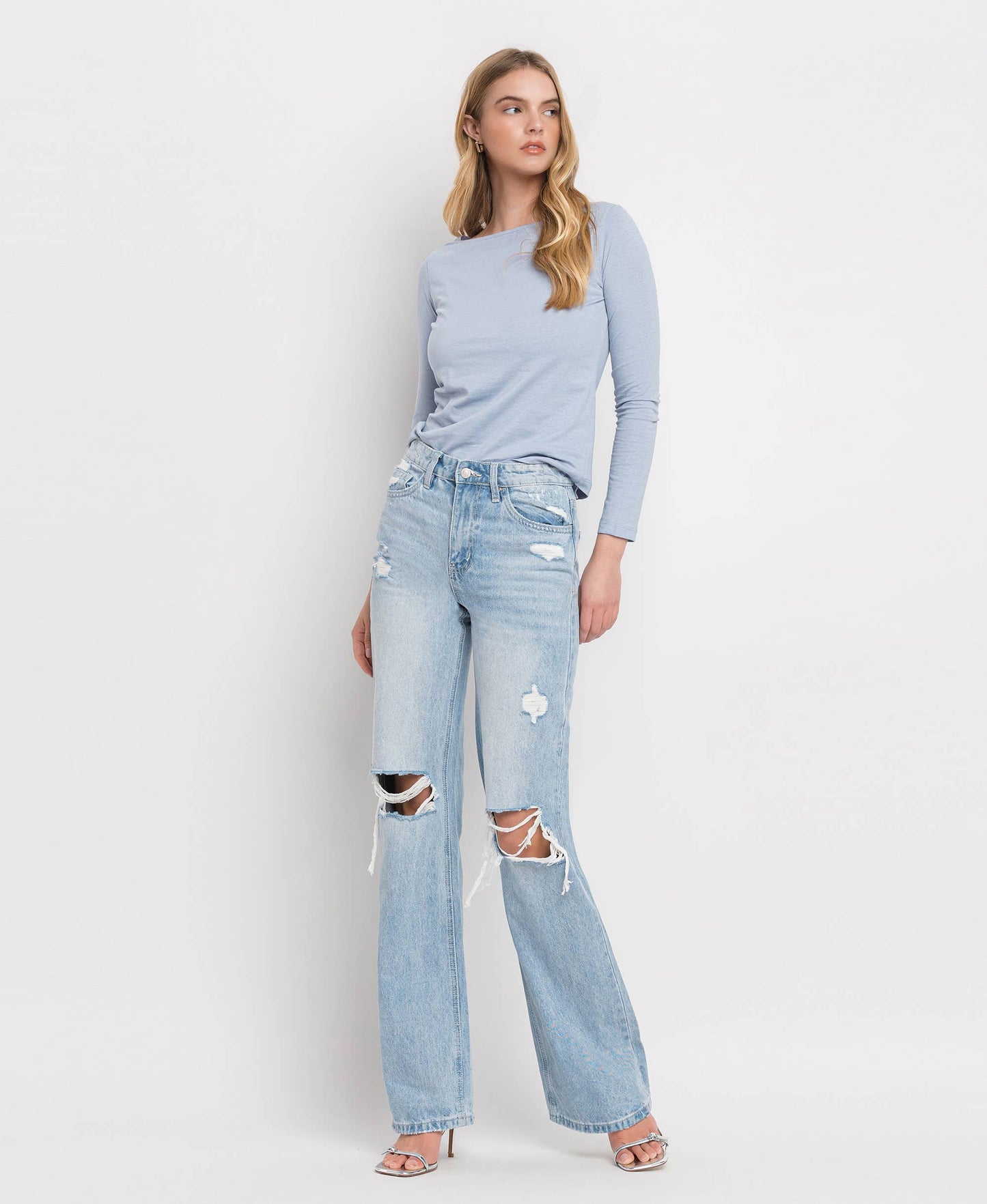 Skyline Vintage Super High Rise Flare Jeans