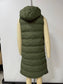 Sleeveless Long Puffer Vest – Quilted Maxi Puffer