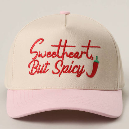 Sweetheart, But Spicy Camo Trucker Hat | Embroidered Western Graphic Cap