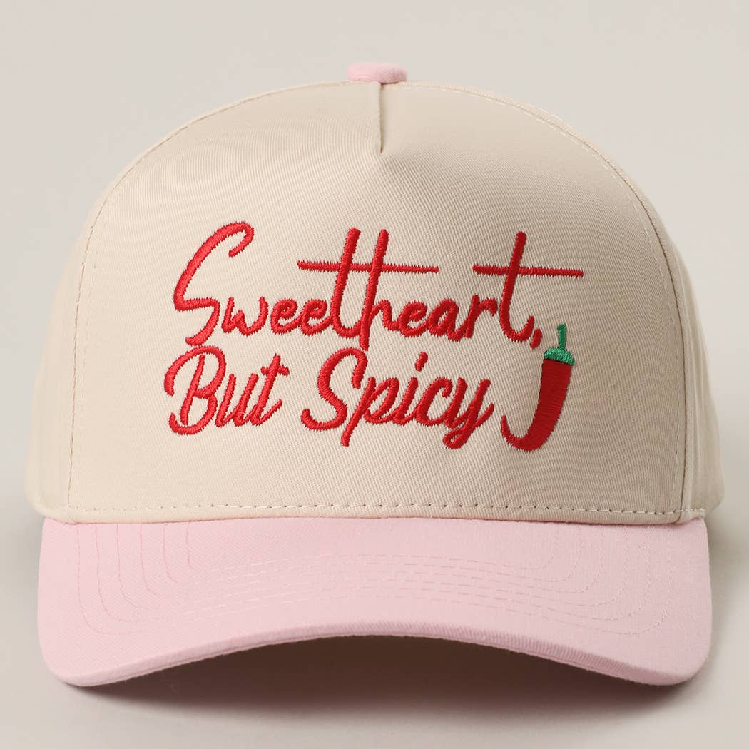 Sweetheart, But Spicy Camo Trucker Hat | Embroidered Western Graphic Cap