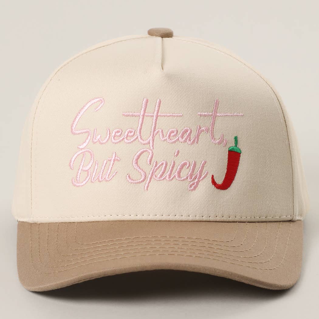 Sweetheart, But Spicy Camo Trucker Hat | Embroidered Western Graphic Cap