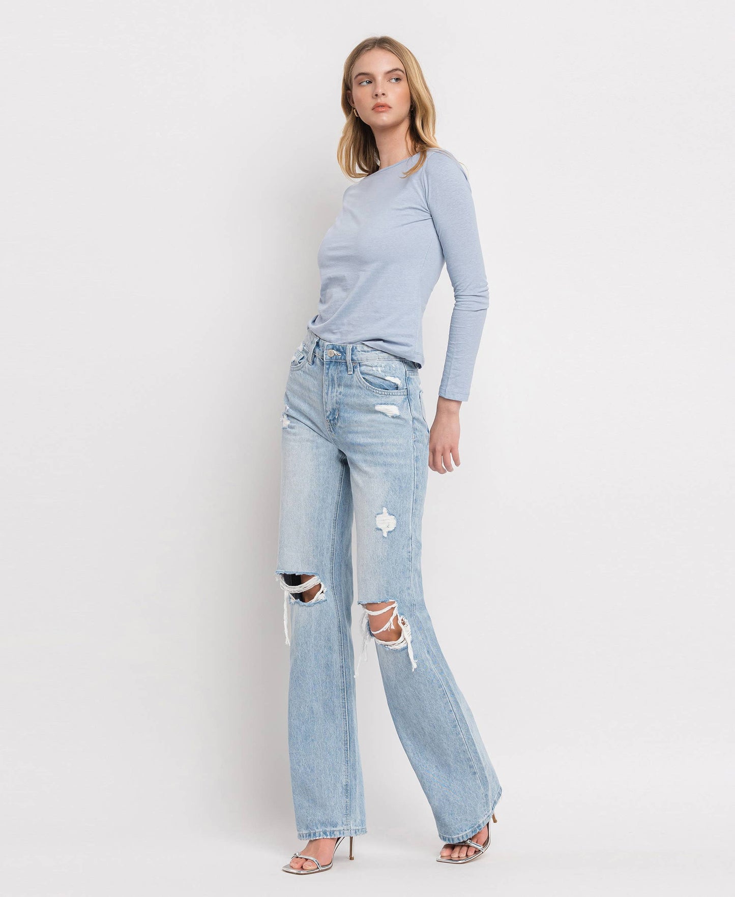 Skyline Vintage Super High Rise Flare Jeans