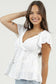 Ivory Skies Eyelet Lace Blouse