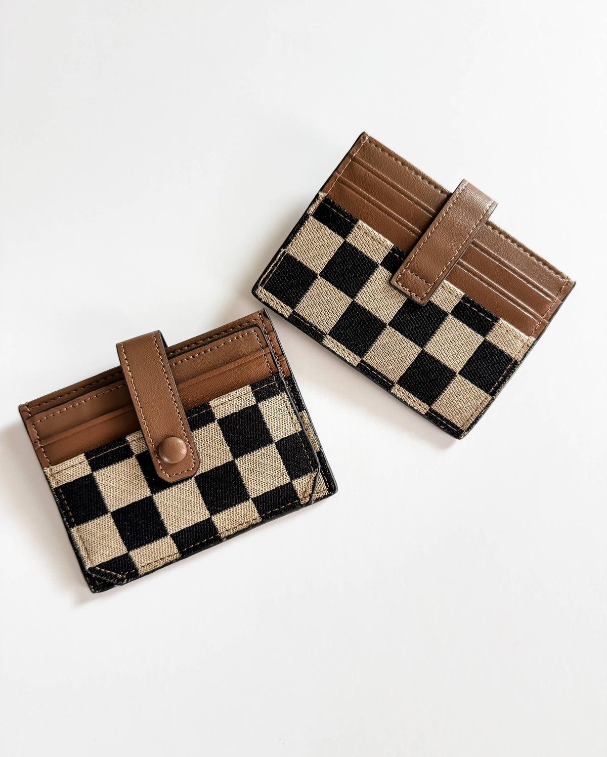 Check It Out Checkered Crossbody Bag & Wallet