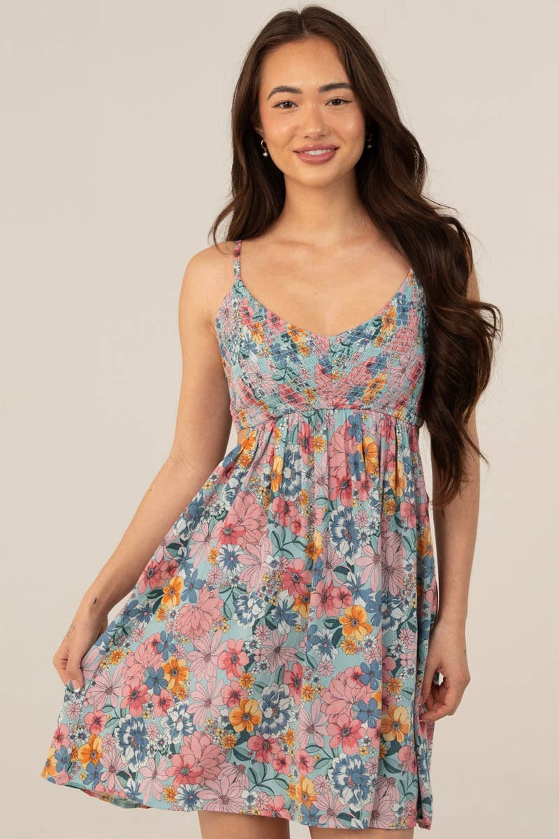 Wildflower Skies Cutout Sundress