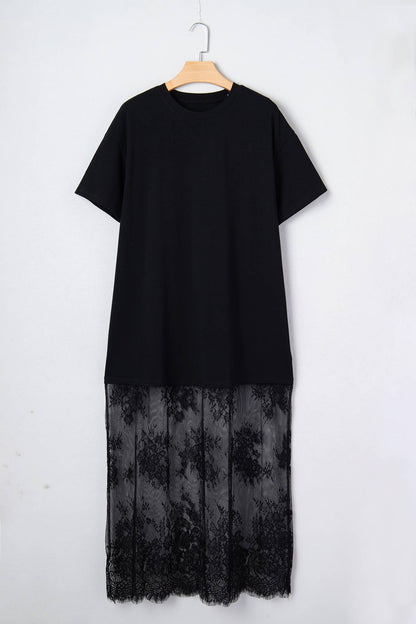Midnight Muse Lace Maxi Dress