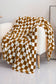 Checkerboard Printed Soft Throw Blanket – 6.5ft x 4ft