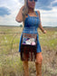 Hand Tooled Clear Purse Crossbody