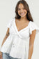Ivory Skies Eyelet Lace Blouse