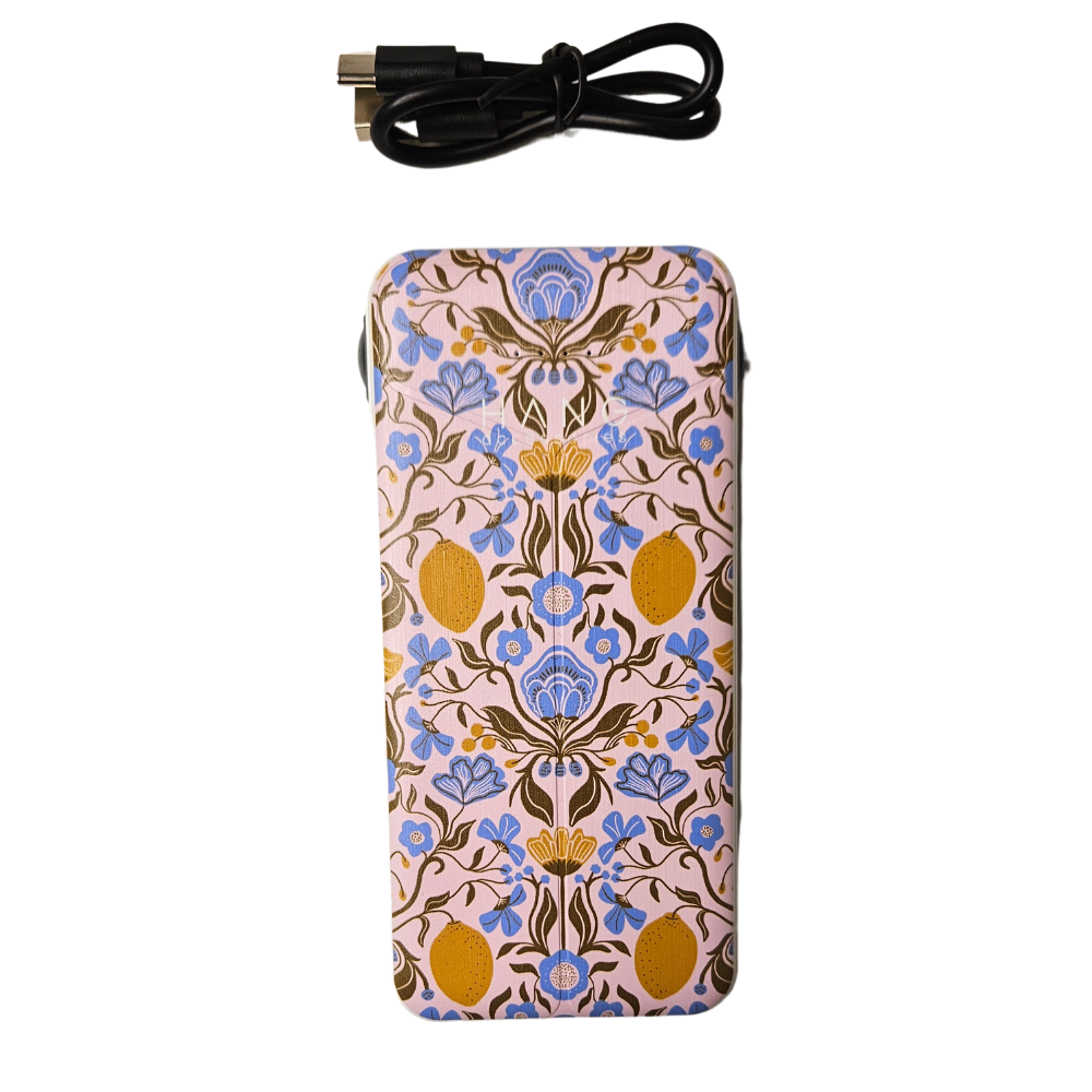 Power & Petals Portable Charger