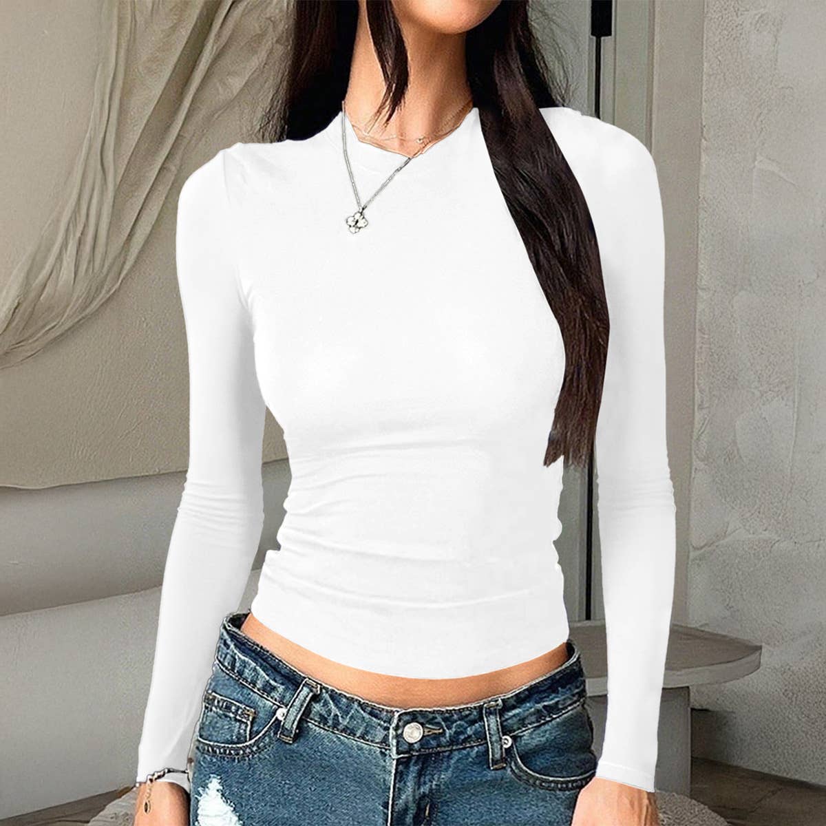 Essential Basic Long Sleeve Top
