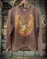 Born Free Vintage Eagle Mineral Wash Crewneck Sweatshirt