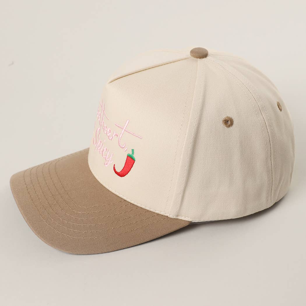 Sweetheart, But Spicy Camo Trucker Hat | Embroidered Western Graphic Cap