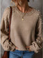 Pearl Embellished Knit Sweater