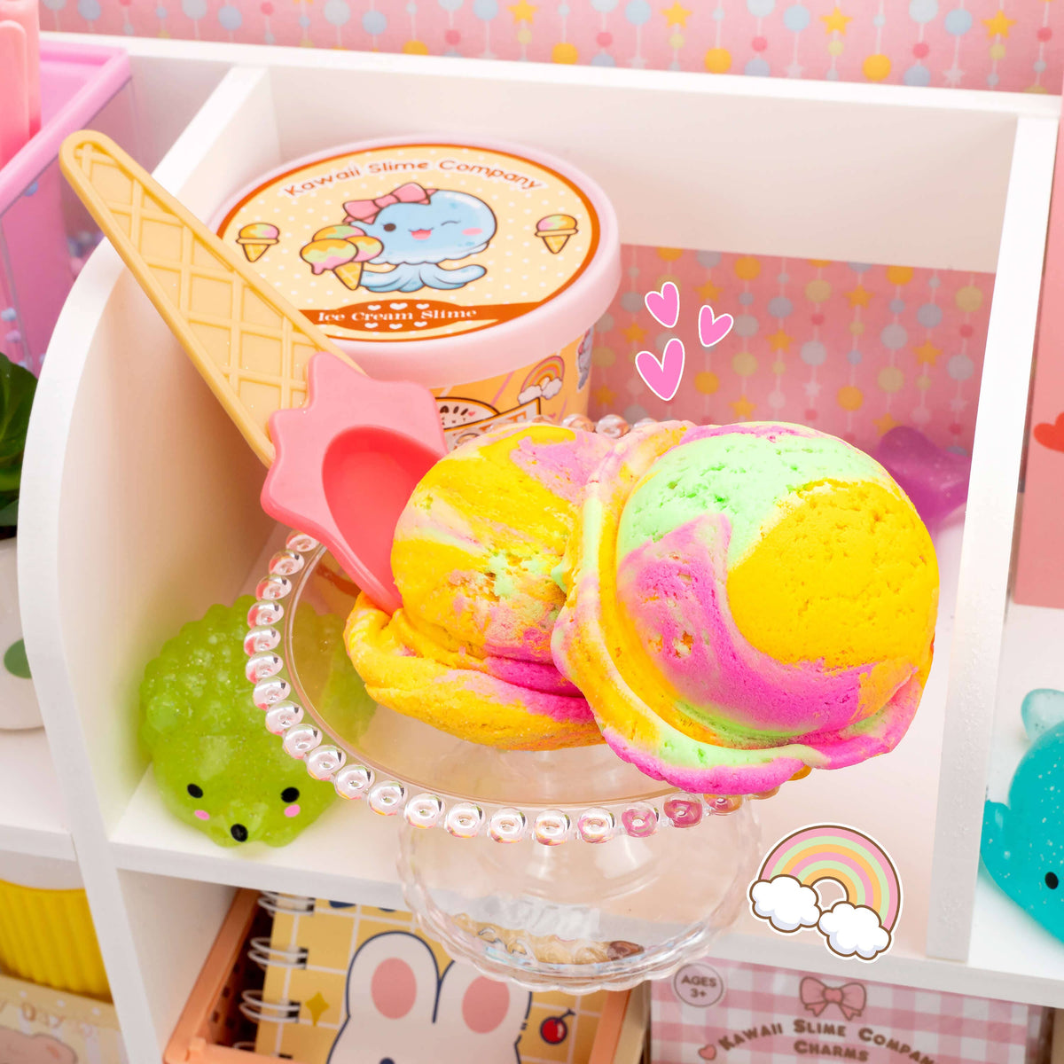 Sherbet Scented Ice Cream Pint Slime