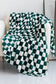 Checkerboard Printed Soft Throw Blanket – 6.5ft x 4ft