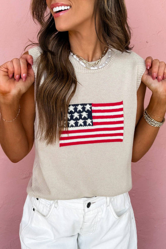 The Stars & Stripes Sweater Tank