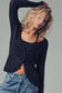 Midnight Muse Ribbed Lace Cardigan