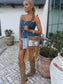 Hand Tooled Clear Purse Crossbody