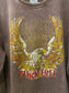 Born Free Vintage Eagle Mineral Wash Crewneck Sweatshirt