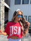 Sweet Liberty Floral USA Tee