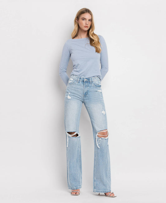 Skyline Vintage Super High Rise Flare Jeans