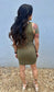 Adel Ribbed Bodycon Dress
